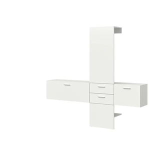 Garderobenkombination   ¦ weiß ¦ Maße (cm): B: 208 H: 190