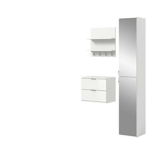 Garderobenkombination   ¦ weiß ¦ Maße (cm): B: 82 H: 191