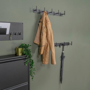 Garderobenleiste Colburn 64cm Schwarz/Schwarz