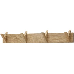 Garderobenleiste  Mörlen ¦ holzfarben ¦ Massivholz ¦ Maße (cm): B: 80 H: 13 T: 12.0