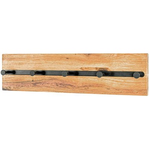 Garderobenleiste Oderen II 60 x 15 x 6cm Braun