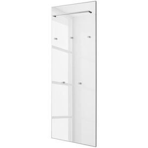 Garderobenpaneel I 60 x 170 x 10cm Weiß/Weiß