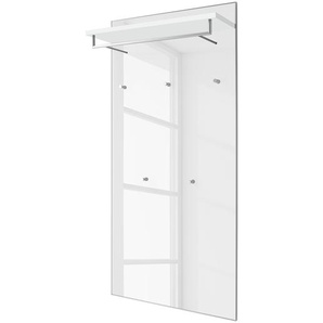 Garderobenpaneel III 80cm Weiß/Weiß