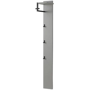 Garderobenpaneel  Brera ¦ grau ¦ Holzwerkstoff ¦ Maße (cm): B: 23 H: 165 T: 26.0