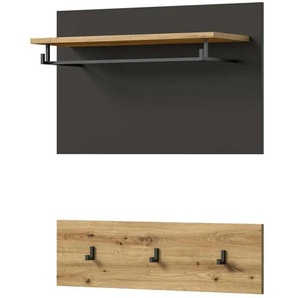Garderobenpaneel  Canu ¦ holzfarben ¦ Holzwerkstoff