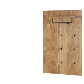 Garderobenpaneel  Chex ¦ holzfarben ¦ Massivholz ¦ Maße (cm): B: 80 H: 119 T: 30.0