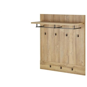 Garderobenpaneel Cochem | holzfarben | Holzwerkstoff | 93,6 cm | 101 cm | cm 32,5 |