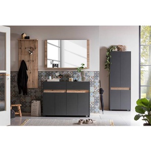 Garderobenpaneel Cosmo 50 x 111 x 21cm Braun