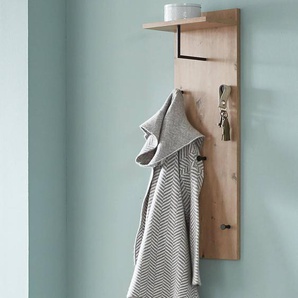 Garderobenpaneel Dunnet 100 cm 30 x 100 x 20cm Braun/Wildeiche Dekor