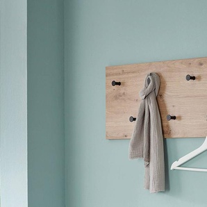 Garderobenpaneel Dunnet 80 cm 80 x 30 x 5cm Braun/Wildeiche Dekor
