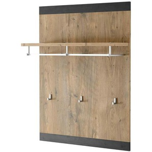 Garderobenpaneel  Balerma ¦ grau ¦ Holzwerkstoff ¦ Maße (cm): B: 80 H: 107 T: 25.0
