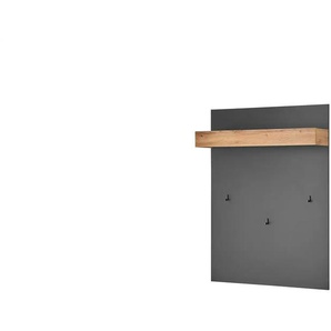 Garderobenpaneel   ¦ grau ¦ Holzwerkstoff ¦ Maße (cm): B: 100 H: 135