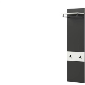 Garderobenpaneel ¦ grau ¦ Holzwerkstoff ¦ Maße (cm): B: 45 H: 165