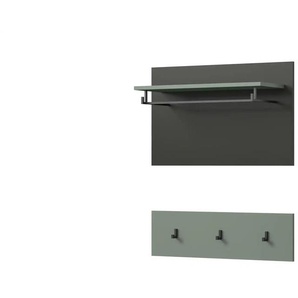 Garderobenpaneel   ¦ grau ¦ Holzwerkstoff ¦ Maße (cm): B: 73 H: 80