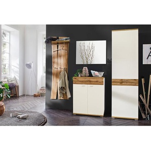 Garderobenpaneel 69 x 180 x 30cm Braun