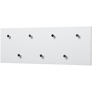 Garderobenpaneel  Lesa | weiß | MDF-Platte | 80 cm | 30 cm | 5,5 cm |