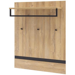 Garderobenpaneel  Medebach ¦ holzfarben ¦ Holzwerkstoff ¦ Maße (cm): B: 90 H: 113 T: 28.0