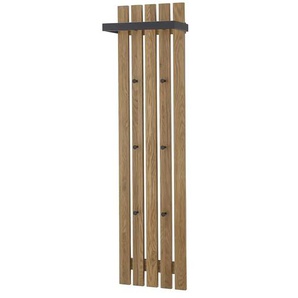 Garderobenpaneel  Mörlen ¦ holzfarben ¦ Massivholz,Metall ¦ Maße (cm): B: 40 H: 150 T: 22.0