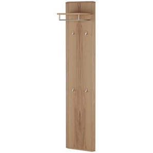 Garderobenpaneel  Novum ¦ holzfarben ¦ Holzwerkstoff ¦ Maße (cm): B: 40 H: 180 T: 27.0