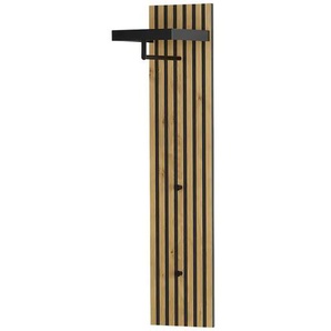 Garderobenpaneel  Pinto ¦ holzfarben ¦ Holzwerkstoff ¦ Maße (cm): B: 26,5 H: 120 T: 30.5