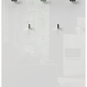 Garderobenpaneel PLACES OF STYLE Piano Garderobenpaneele Gr. B/H/T: 76 cm x 100 cm x 17 cm, weiß (kristallweiß hochglanz) Garderobenpaneel Garderobenpaneele hochwertig UV lackiert, Breite 76 cm