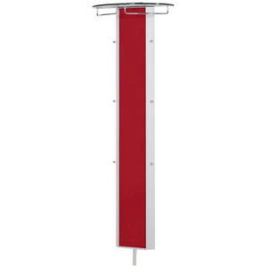 Garderobenpaneel - rot - Holzwerkstoff,Glas - 63 cm - 192 cm - cm 26,0 | Möbel Kraft