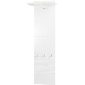 Garderobenpaneel  Salo ¦ weiß ¦ Holzwerkstoff ¦ Maße (cm): B: 50 H: 150 T: 29
