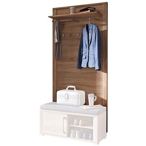 Garderobenpaneel 90 x 196 x 27cm Beige/Eiche Sonoma Dekor