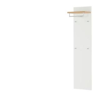 Garderobenpaneel  Skala ¦ weiß ¦ Holzwerkstoff ¦ Maße (cm): B: 42 H: 170 T: 27.0
