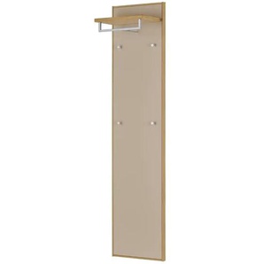 Garderobenpaneel  Tiba ¦ creme ¦ Holzwerkstoff ¦ Maße (cm): B: 44 H: 183 T: 29.0