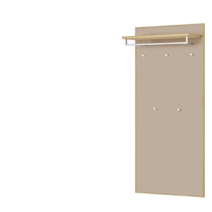 Garderobenpaneel   Tiba  ¦ creme ¦ Holzwerkstoff ¦ Maße (cm): B: 83 H: 183 T: 29.0