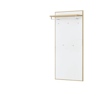Garderobenpaneel  Tiba ¦ weiß ¦ Holzwerkstoff ¦ Maße (cm): B: 83 H: 183 T: 29.0