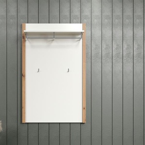 Garderobenpaneel TRENDTEAM Dakota Garderobenpaneele Gr. B/H/T: 78 cm x 114 cm x 26 cm, weiß Garderobenpaneele ein praktischer Hingucker mit den Maßen BHT ca.: 7811426 cm
