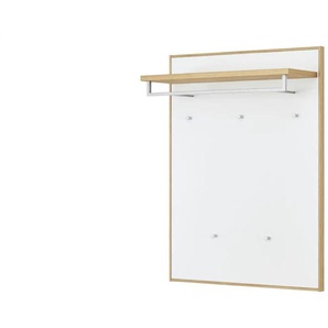 Garderobenpaneel - weiß - Holzwerkstoff - 83 cm - 109 cm - cm 29,0 | Möbel Kraft