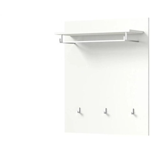 Garderobenpaneel   ¦ weiß ¦ Holzwerkstoff ¦ Maße (cm): B: 80 H: 96 T: 25.0