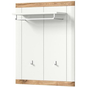 Garderobenpaneel   ¦ weiß ¦ Maße (cm): B: 80 H: 114