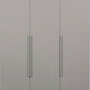 Garderobenschrank WOOOD Rens Schränke Gr. B/H/T: 165 cm x 210 cm x 58 cm, grau Garderobenschränke
