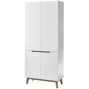 Garderobenschrank  Casoria ¦ weiß ¦ Maße (cm): B: 85 H: 196 T: 40.0