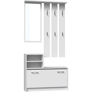 Garderobenschrank CASTELLA Weiß