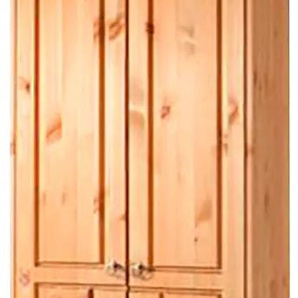 Garderobenschrank HOME AFFAIRE Klera Schränke Gr. B/H/T: 67 cm x 187 cm x 37 cm, beige (natur) Garderobenschränke Breite 67 cm, aus massiver Kiefer, FSC-zertifiziert