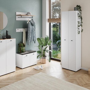 Garderobenschrank »Lucena« - braun - Holz -