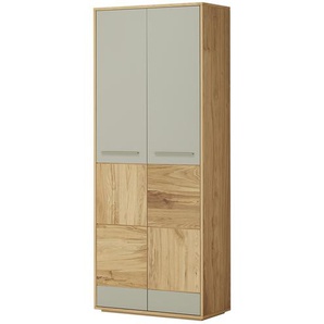 Wohnwert Garderobenschrank  mit ausziehbarer Kleiderstange Como ¦ holzfarben ¦ Maße (cm): B: 81 H: 200 T: 40