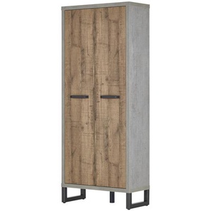 Garderobenschrank  Solarolo ¦ holzfarben ¦ Maße (cm): B: 80 H: 190 T: 35