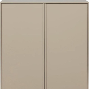 Garderobenschrank WOOOD Daily Schränke Gr. B/H/T: 100 cm x 110 cm x 58 cm, beige Garderobenschränke