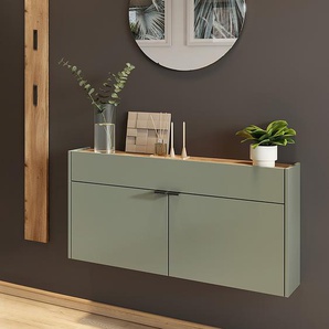 Garderobenset Ameca 3-teilig 140cm Grün/Graugrün