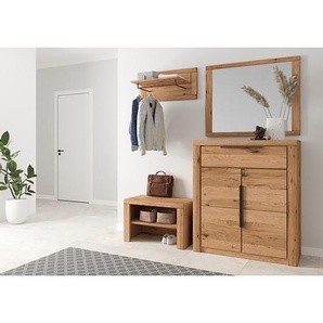 Garderobenset II 4-teilig 170 x 187 x 40cm Braun