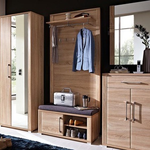 Garderobenset 2-teilig 90 x 214 x 40cm Beige