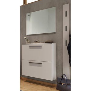 Garderobenset I 3-teilig 130 x 200 x 19cm Beige/Kaschmir