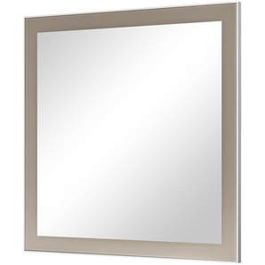 Spiegel - beige - Glas , Aluminium, Holzwerkstoff - 80 cm - 77 cm - 3 cm | Möbel Kraft