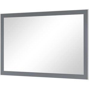 Spiegel 120 x 77 cm Duna ¦ grau ¦ Glas,Aluminium,Holzwerkstoff ¦ Maße (cm): B: 120 H: 77 T: 3.0